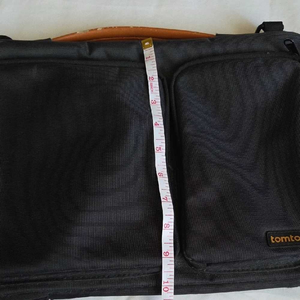 Tomtoc Black Laptop Bag Unisex